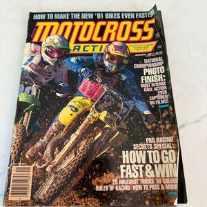 Motocross Action Magazine Jan 1991 Issue – Denny Stephenson